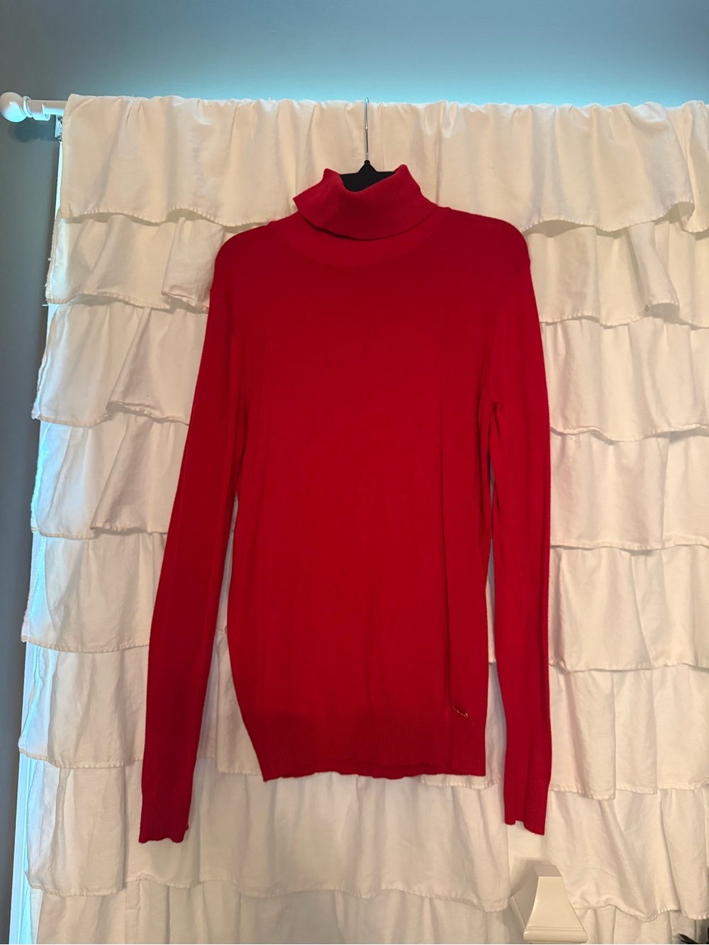 Women’s Red Turtleneck Sweater